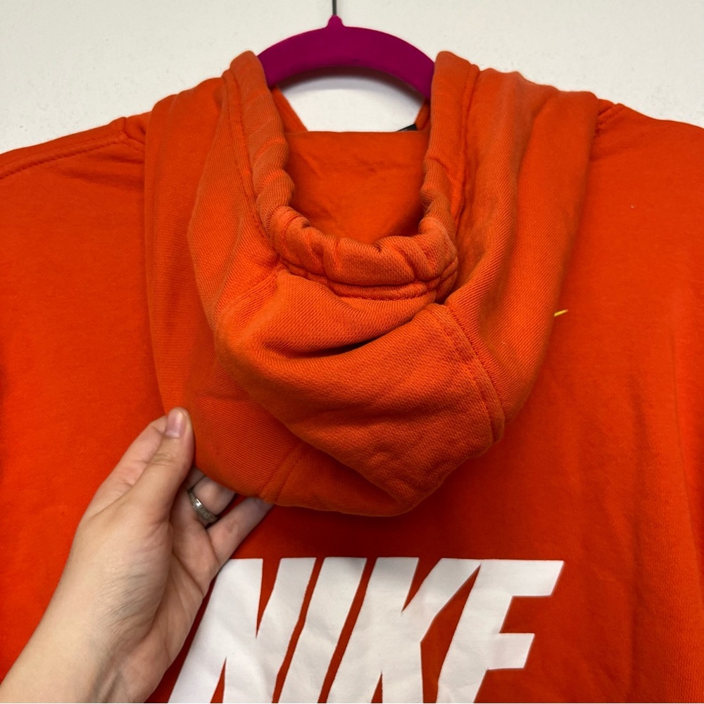 Pre-Loved Orange Sportswear Nike Pullover Hoodie - Nike - Picture 11 of 15